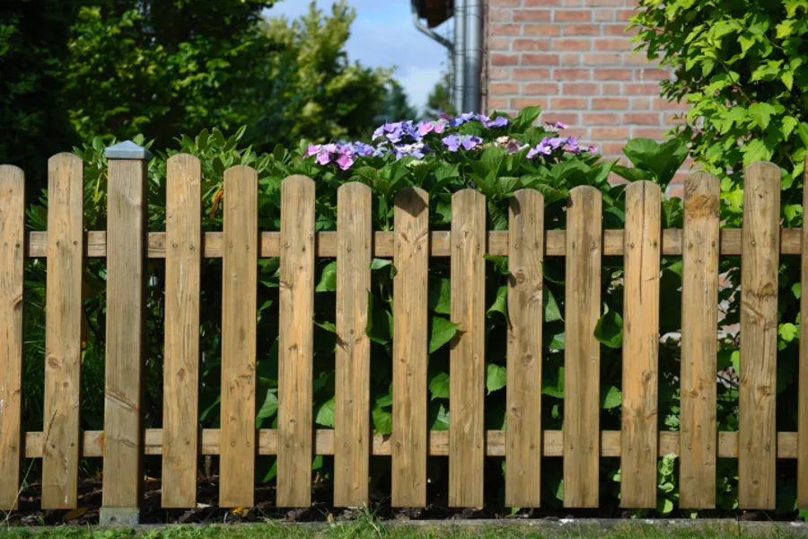 Wood and Mesh Fencing